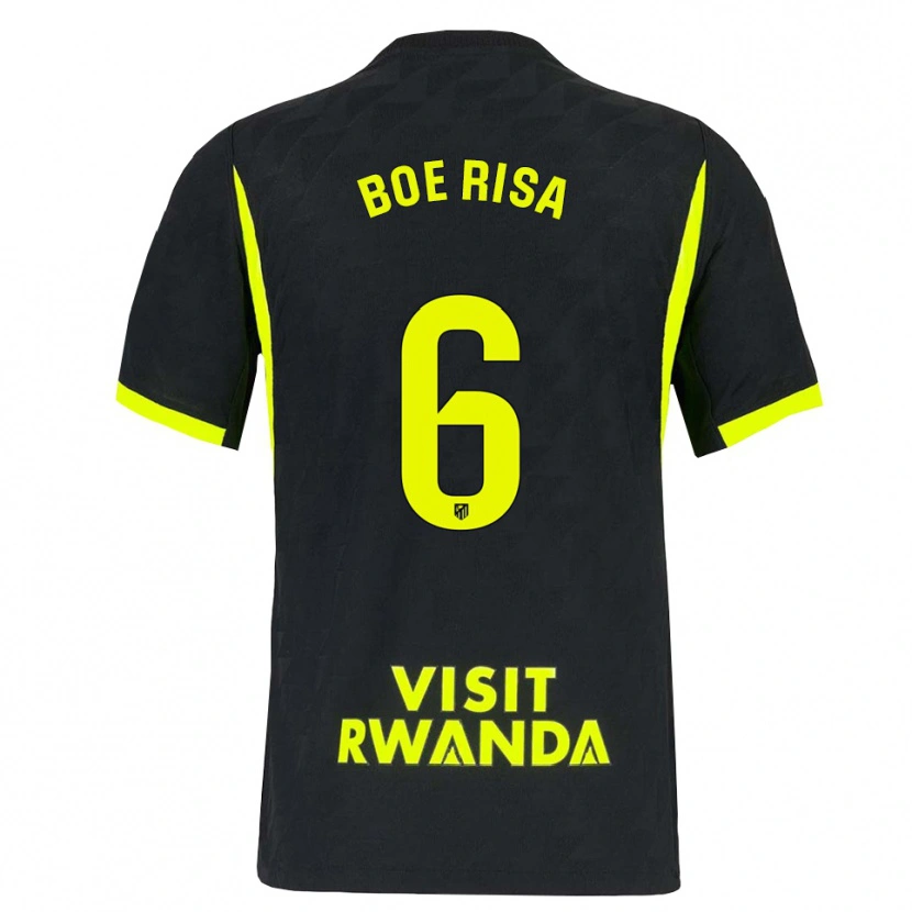 Danxen Niño Camiseta Vilde Bøe Risa #6 Verde Brillante Negro 2ª Equipación 2026/27 La Camisa México