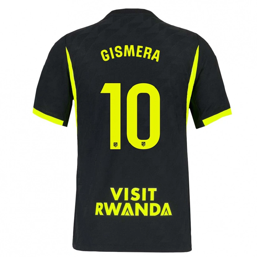 Danxen Niño Camiseta Aitor Gismera #10 Verde Brillante Negro 2ª Equipación 2026/27 La Camisa México