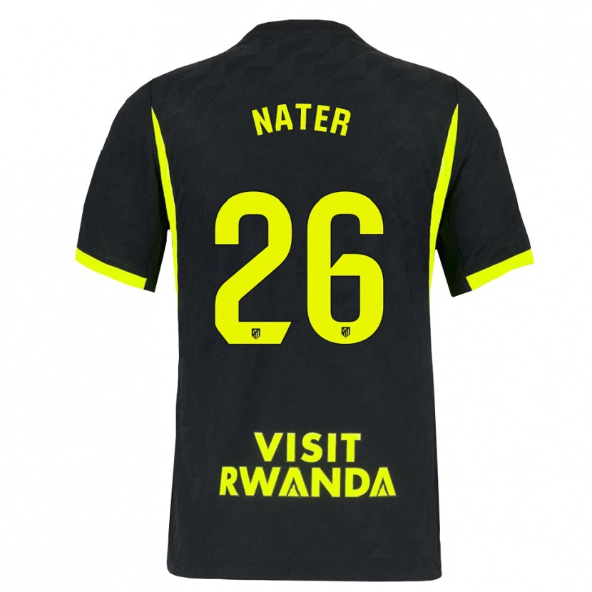 Danxen Niño Camiseta Silvano Nater #26 Verde Brillante Negro 2ª Equipación 2026/27 La Camisa México