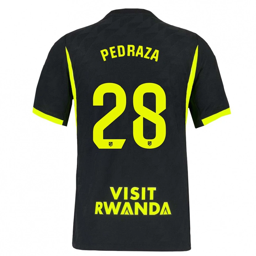 Danxen Niño Camiseta Alfredo Pedraza #28 Verde Brillante Negro 2ª Equipación 2026/27 La Camisa México