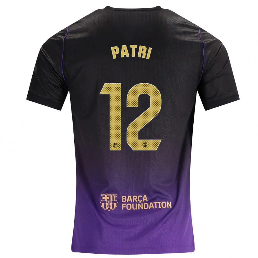 Danxen Niño Camiseta Patricia Guijarro #12 Morado Amarillo Negro 2ª Equipación 2026/27 La Camisa México
