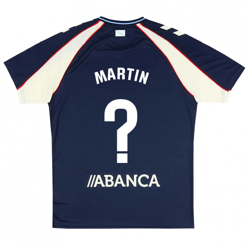 Danxen Niño Camiseta Pablo Martín #0 Azul Real Rojo Blanco 2ª Equipación 2026/27 La Camisa México