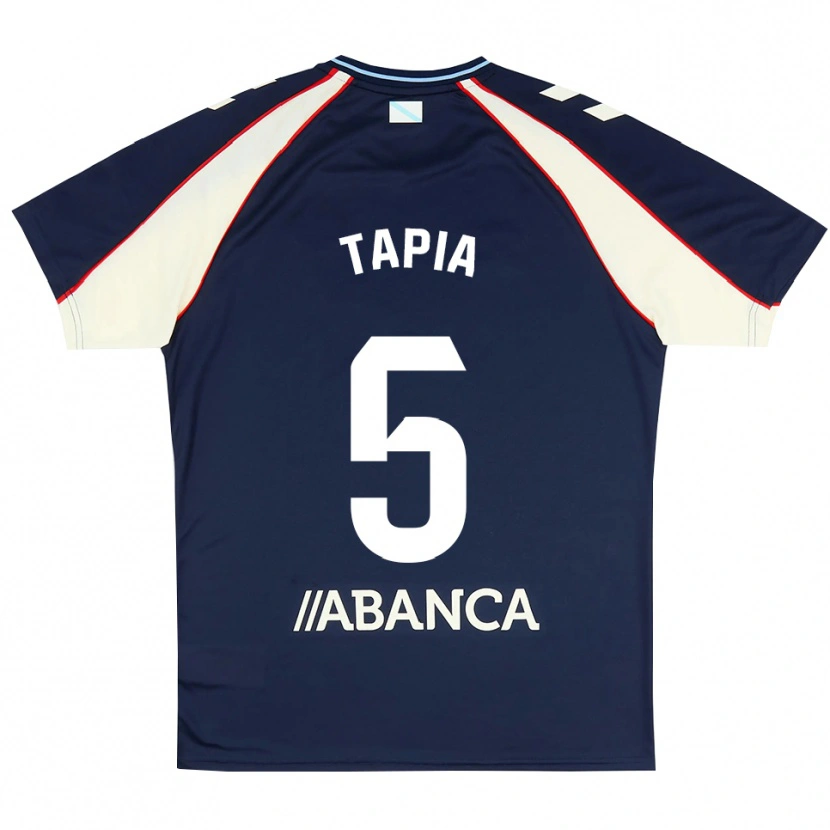 Danxen Niño Camiseta Renato Tapia #5 Azul Real Rojo Blanco 2ª Equipación 2026/27 La Camisa México
