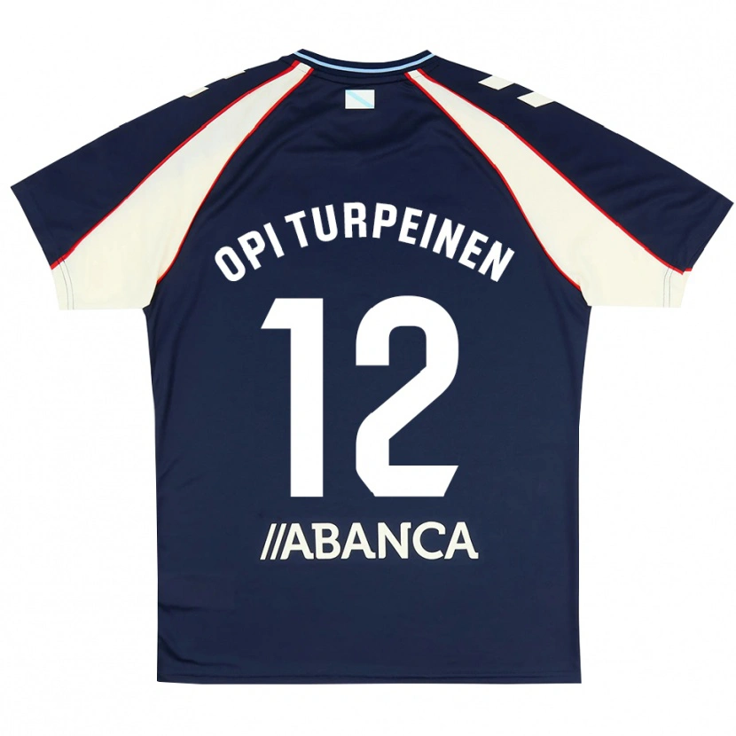Danxen Niño Camiseta Aslak Opi Turpeinen #12 Azul Real Rojo Blanco 2ª Equipación 2026/27 La Camisa México