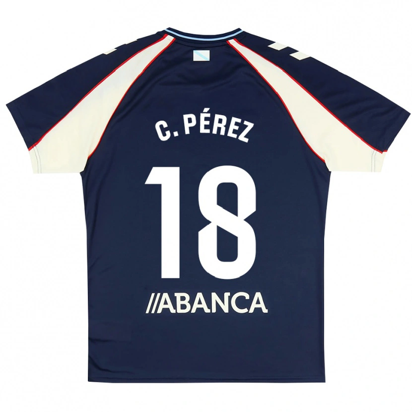 Danxen Niño Camiseta Carles Pérez #18 Azul Real Rojo Blanco 2ª Equipación 2026/27 La Camisa México