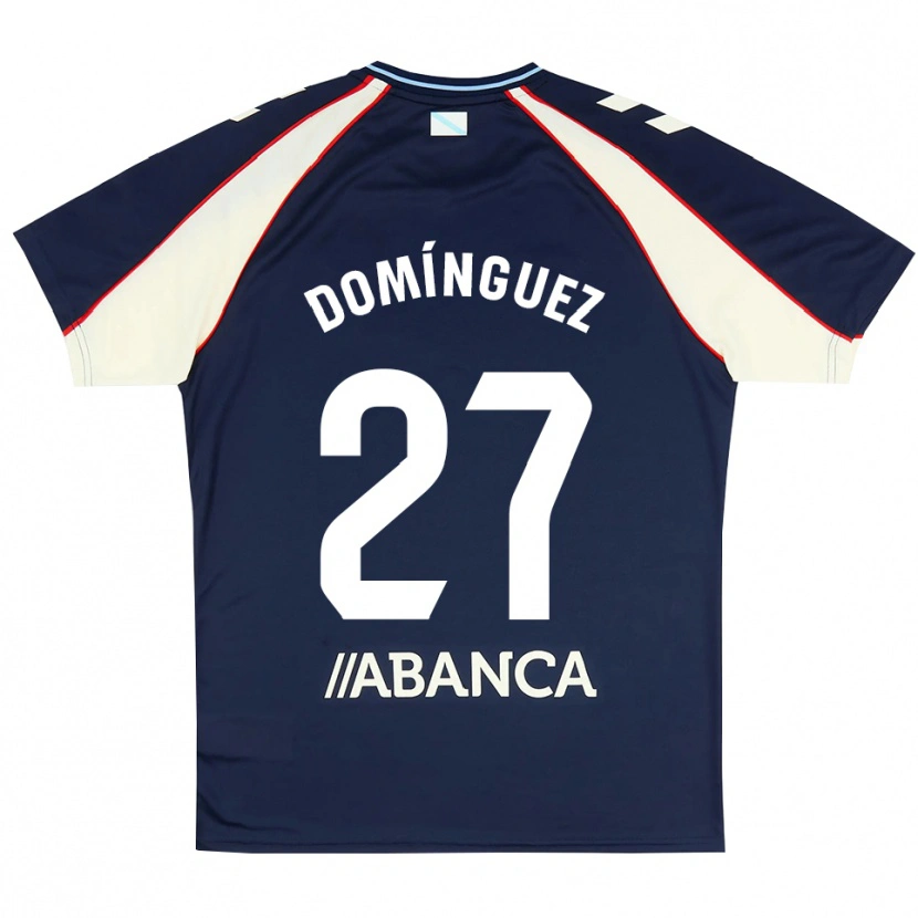 Danxen Niño Camiseta Emma Domínguez #27 Azul Real Rojo Blanco 2ª Equipación 2026/27 La Camisa México