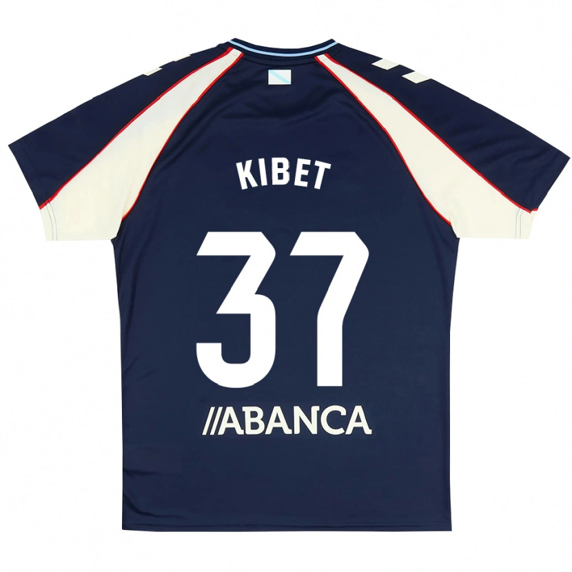 Danxen Niño Camiseta Aldrine Kibet #37 Azul Real Rojo Blanco 2ª Equipación 2026/27 La Camisa México