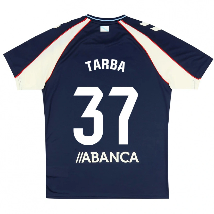 Danxen Niño Camiseta Ianis Tarba #37 Azul Real Rojo Blanco 2ª Equipación 2026/27 La Camisa México