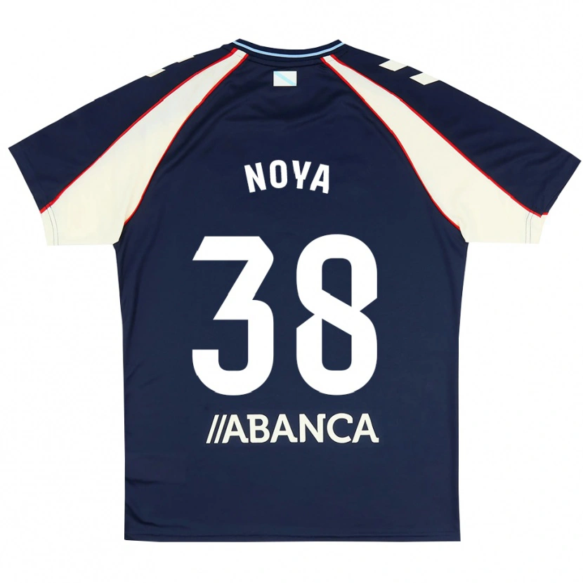 Danxen Niño Camiseta Dani Noya #38 Azul Real Rojo Blanco 2ª Equipación 2026/27 La Camisa México