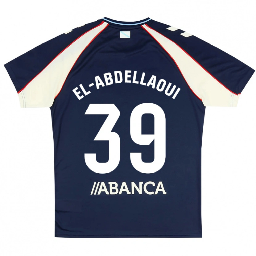 Danxen Niño Camiseta Jones El-Abdellaoui #39 Azul Real Rojo Blanco 2ª Equipación 2026/27 La Camisa México