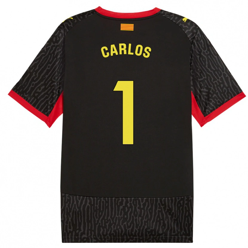 Danxen Niño Camiseta Juan Carlos #1 Negro Amarillo Rojo 2ª Equipación 2026/27 La Camisa México
