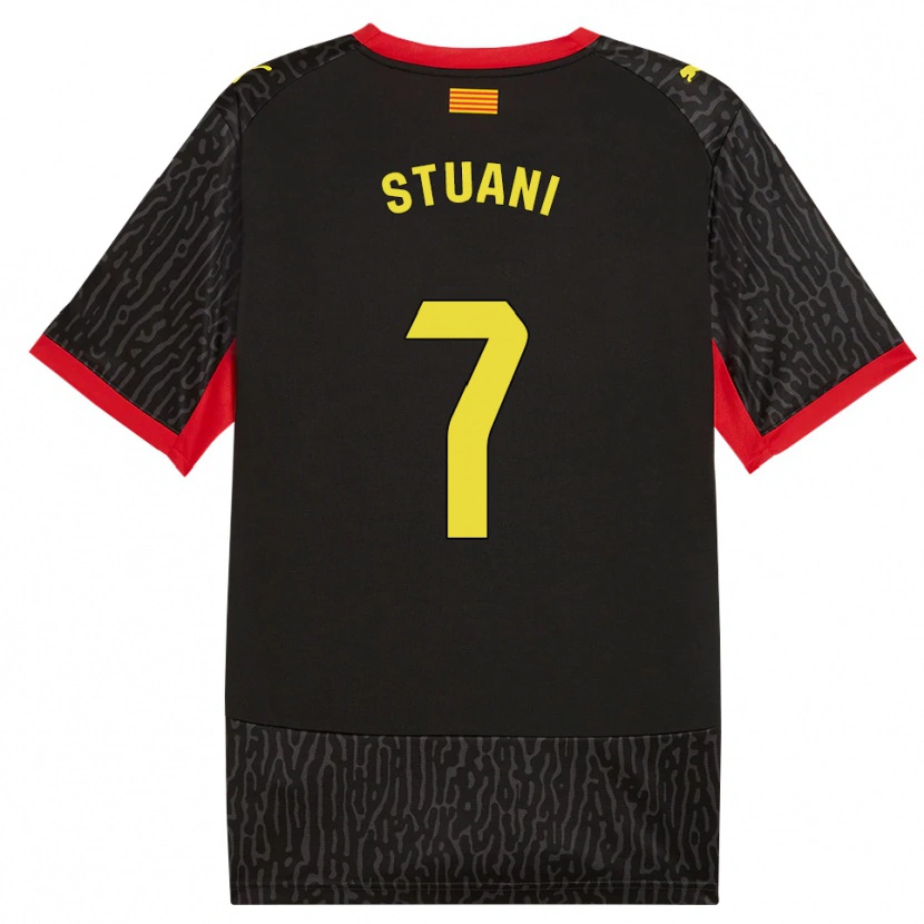 Danxen Niño Camiseta Cristhian Stuani #7 Negro Amarillo Rojo 2ª Equipación 2026/27 La Camisa México