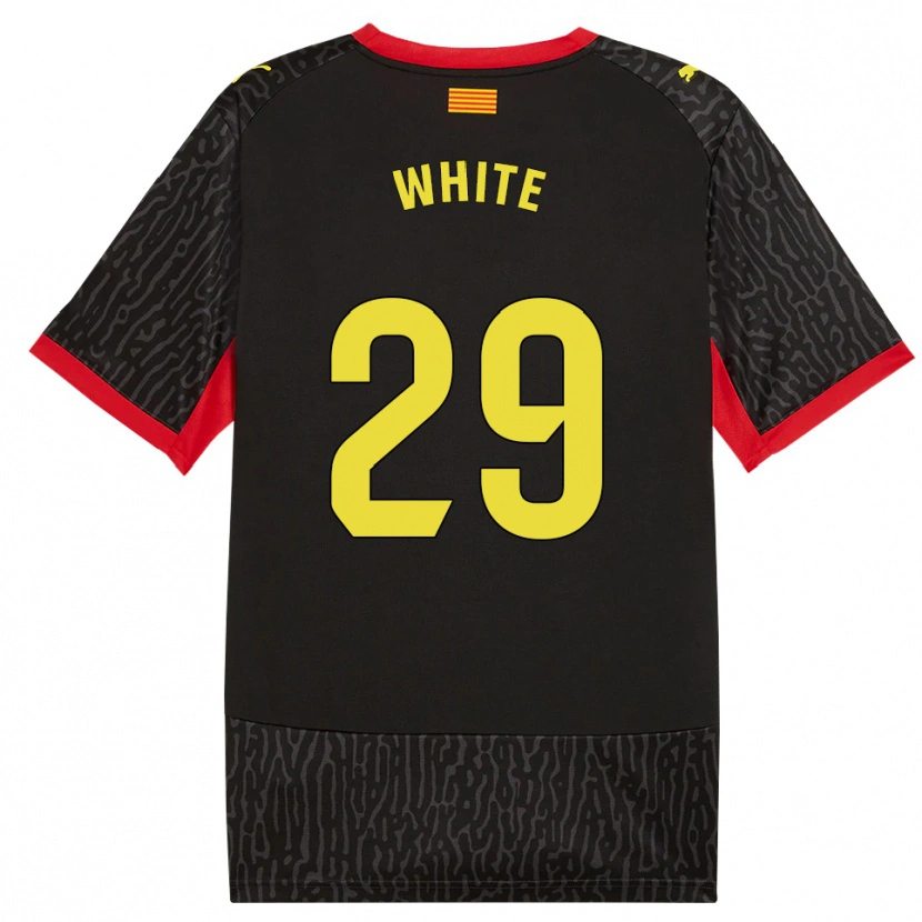 Danxen Niño Camiseta Lou White #29 Negro Amarillo Rojo 2ª Equipación 2026/27 La Camisa México
