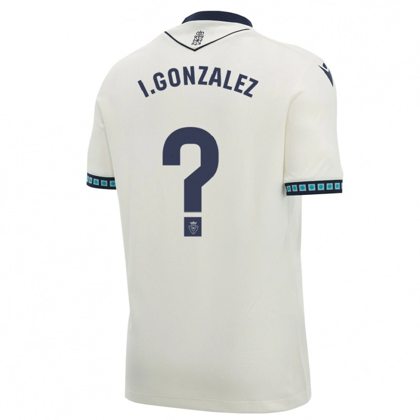 Danxen Niño Camiseta Iker González #0 Blanco Negro Azul Cielo Claro 2ª Equipación 2026/27 La Camisa México