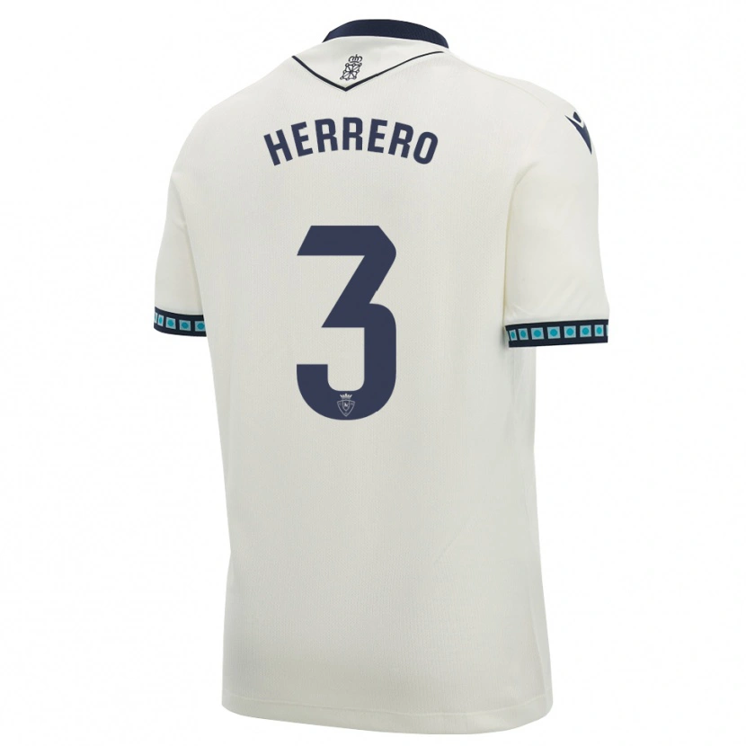 Danxen Niño Camiseta Toni Herrero #3 Blanco Negro Azul Cielo Claro 2ª Equipación 2026/27 La Camisa México
