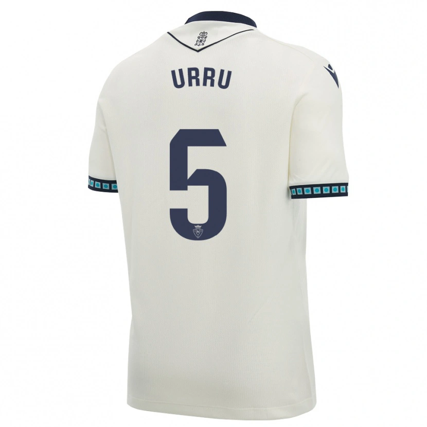 Danxen Niño Camiseta Irati Urruzola Bermúdez #5 Blanco Negro Azul Cielo Claro 2ª Equipación 2026/27 La Camisa México