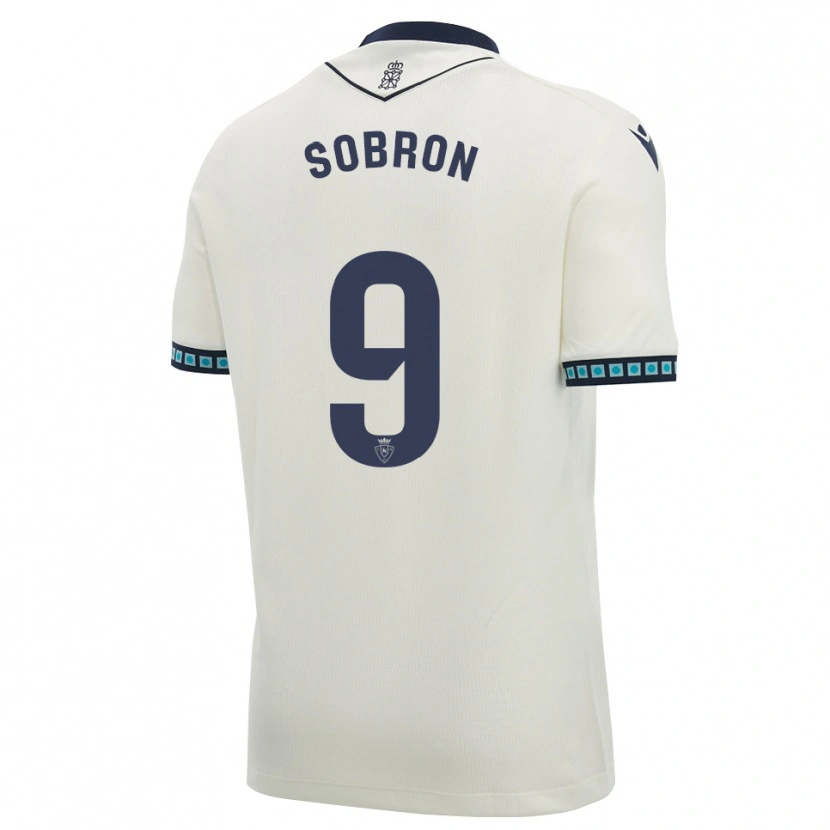 Danxen Niño Camiseta Carmen Sobrón Olarte #9 Blanco Negro Azul Cielo Claro 2ª Equipación 2026/27 La Camisa México