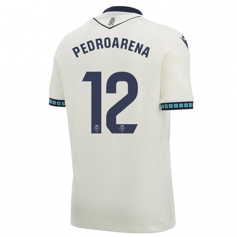 Danxen Niño Camiseta Martin Pedroarena #12 Blanco Negro Azul Cielo Claro 2ª Equipación 2026/27 La Camisa México