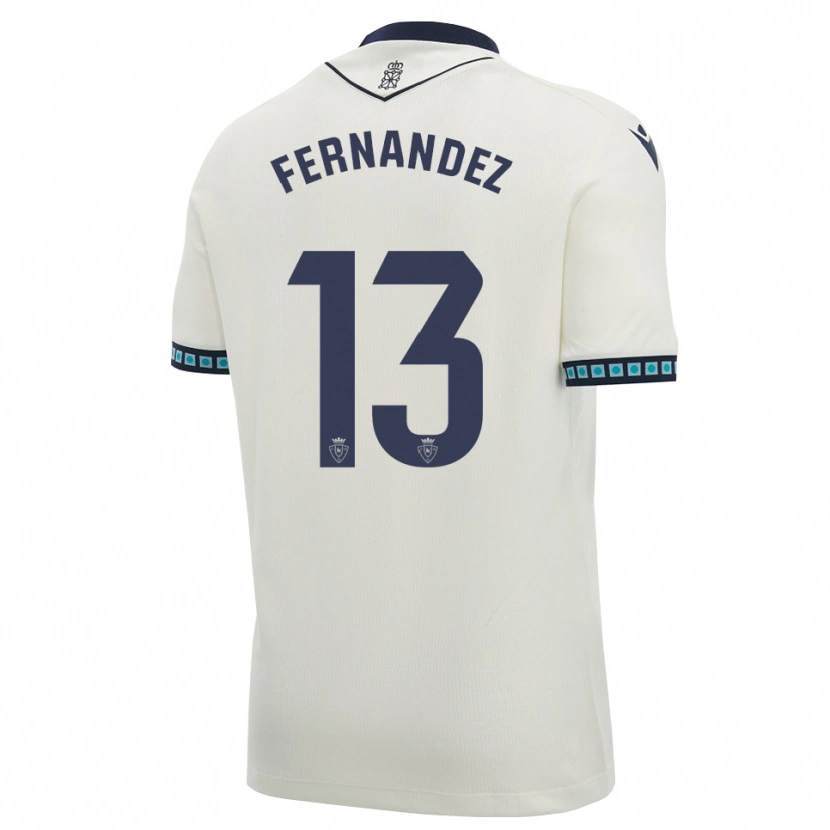 Danxen Niño Camiseta Aitor Fernández #13 Blanco Negro Azul Cielo Claro 2ª Equipación 2026/27 La Camisa México