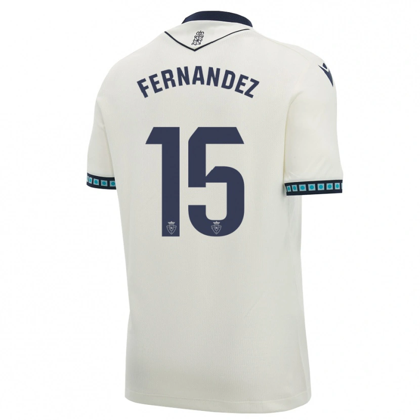 Danxen Niño Camiseta Leyre Fernández Sánchez #15 Blanco Negro Azul Cielo Claro 2ª Equipación 2026/27 La Camisa México