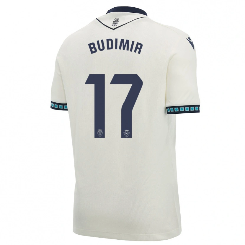 Danxen Niño Camiseta Ante Budimir #17 Blanco Negro Azul Cielo Claro 2ª Equipación 2026/27 La Camisa México