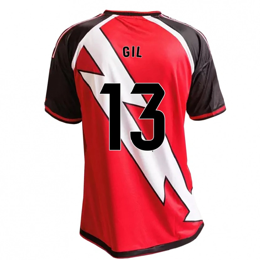 Danxen Niño Camiseta Juanpe Gil #13 Rojo Negro Blanco 2ª Equipación 2026/27 La Camisa México