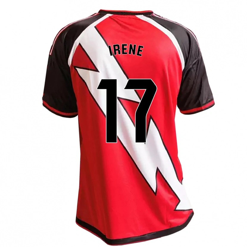 Danxen Niño Camiseta Irene Rodríguez Basilio #17 Rojo Negro Blanco 2ª Equipación 2026/27 La Camisa México