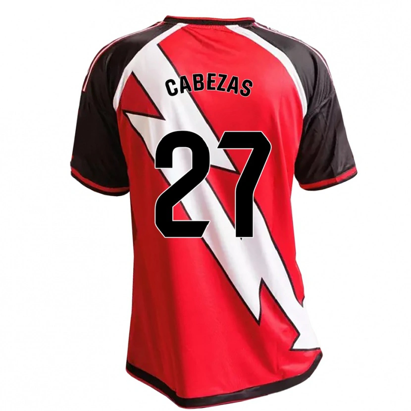 Danxen Niño Camiseta Claudia María Cabezas #27 Rojo Negro Blanco 2ª Equipación 2026/27 La Camisa México