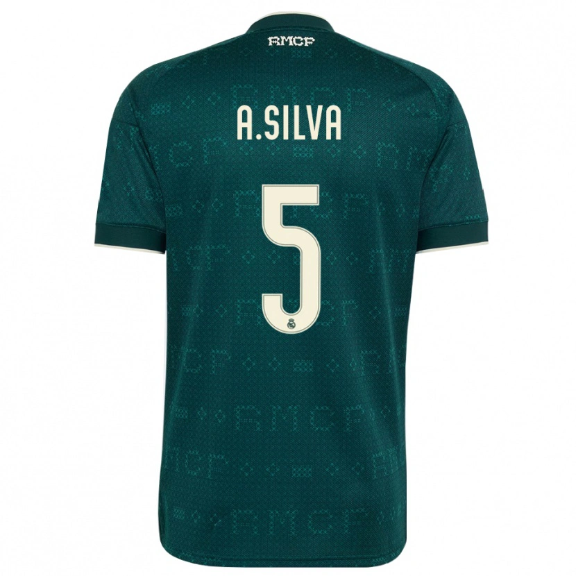 Danxen Niño Camiseta Antonia Silva #5 Gris Pizarra Oscuro Blanco 2ª Equipación 2026/27 La Camisa México