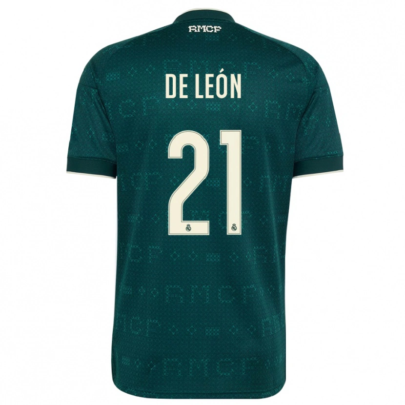 Danxen Niño Camiseta Jeremy De León #21 Gris Pizarra Oscuro Blanco 2ª Equipación 2026/27 La Camisa México