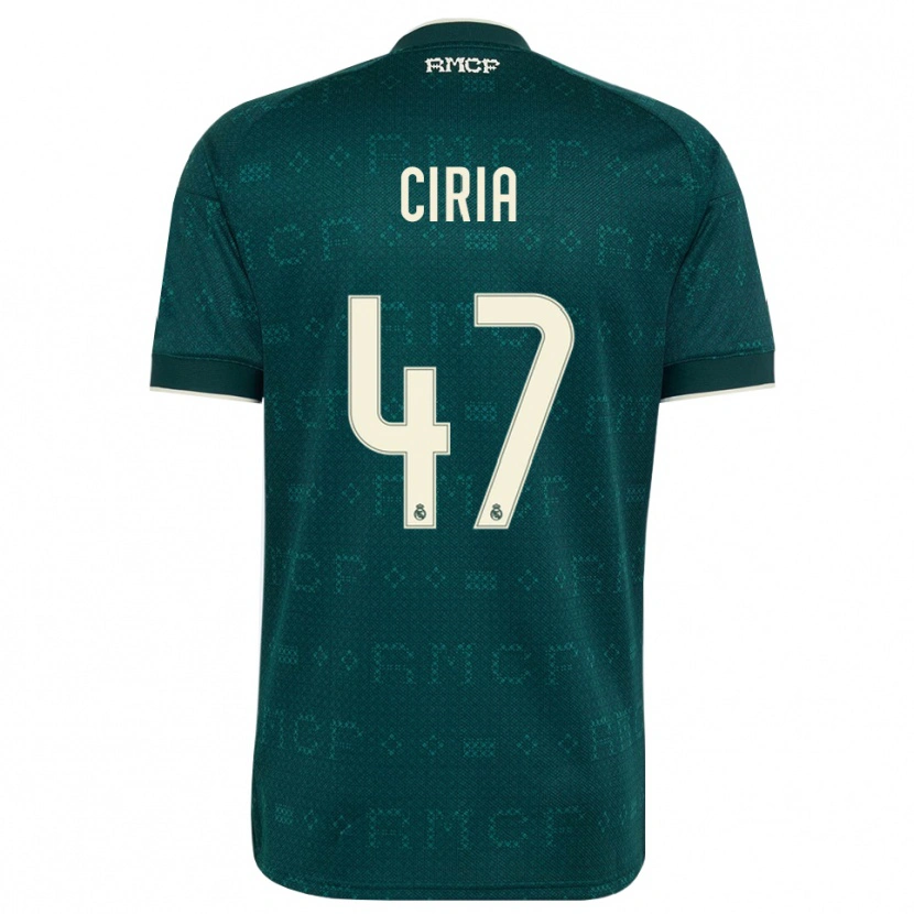 Danxen Niño Camiseta Alexis Ciria #47 Gris Pizarra Oscuro Blanco 2ª Equipación 2026/27 La Camisa México