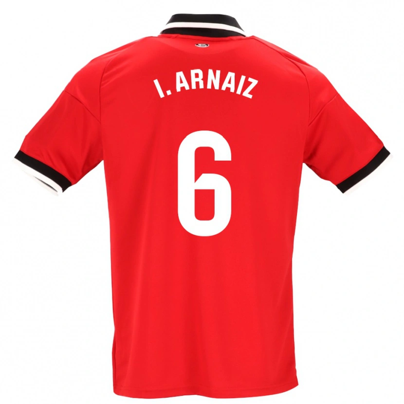 Danxen Niño Camiseta Iris Arnaiz Gil #6 Negro Blanco Rojo 2ª Equipación 2026/27 La Camisa México