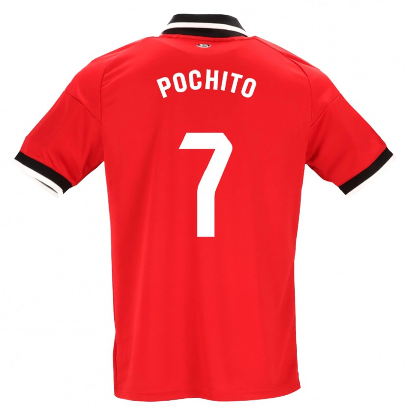 Danxen Niño Camiseta Pochito #7 Negro Blanco Rojo 2ª Equipación 2026/27 La Camisa México