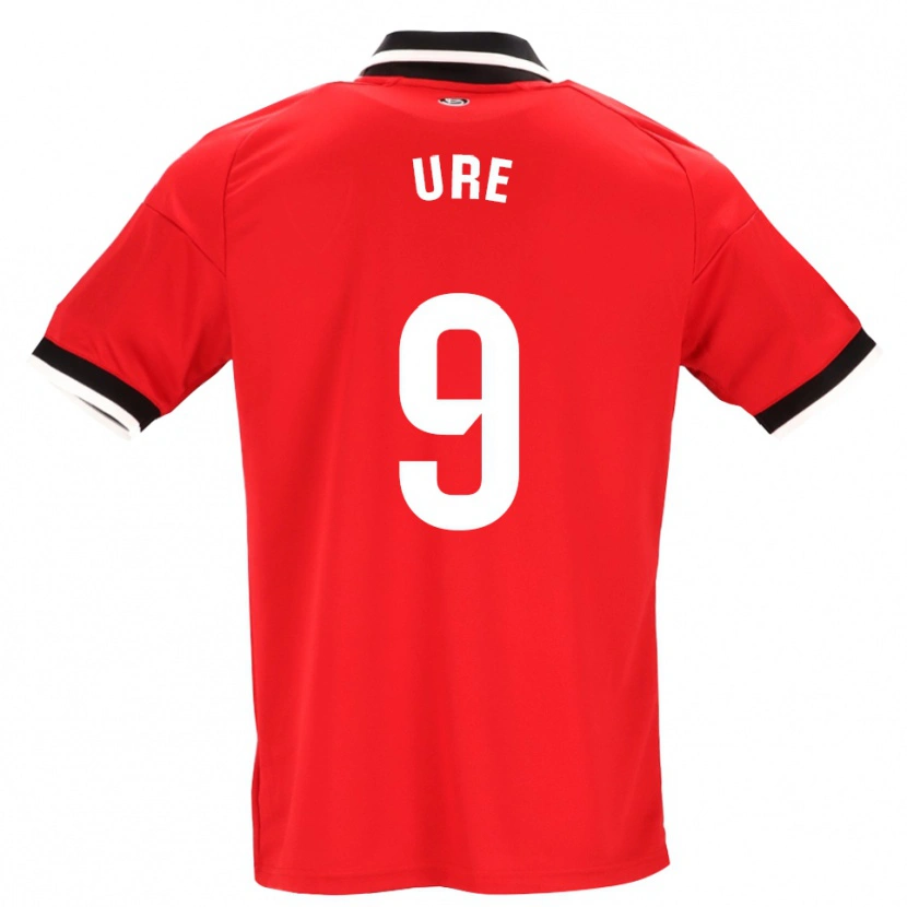 Danxen Niño Camiseta Robbie Ure #9 Negro Blanco Rojo 2ª Equipación 2026/27 La Camisa México