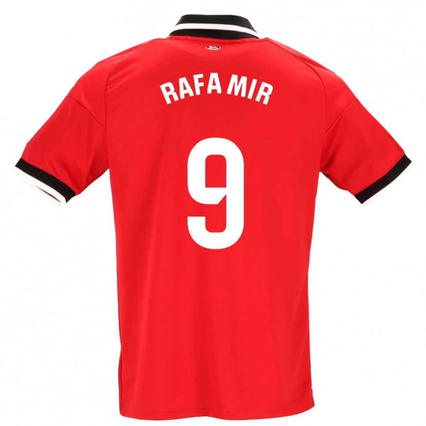 Danxen Niño Camiseta Rafa Mir #9 Negro Blanco Rojo 2ª Equipación 2026/27 La Camisa México