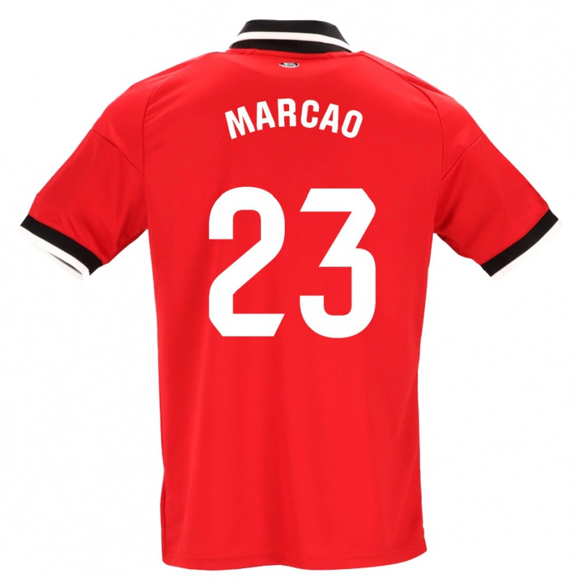 Danxen Niño Camiseta Marcão #23 Negro Blanco Rojo 2ª Equipación 2026/27 La Camisa México