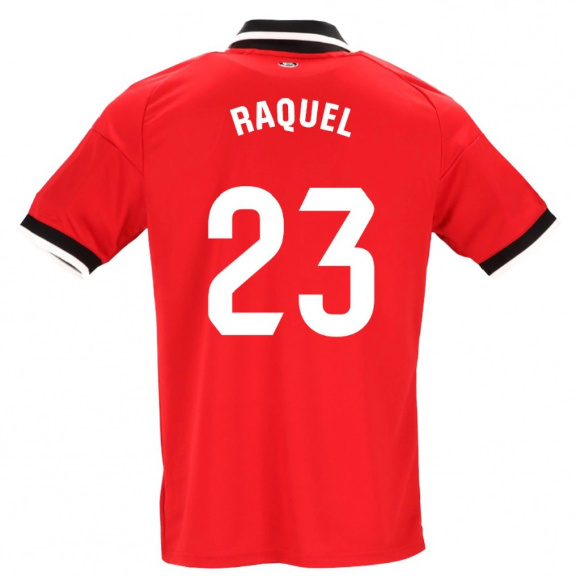 Danxen Niño Camiseta Raquel Morcillo #23 Negro Blanco Rojo 2ª Equipación 2026/27 La Camisa México