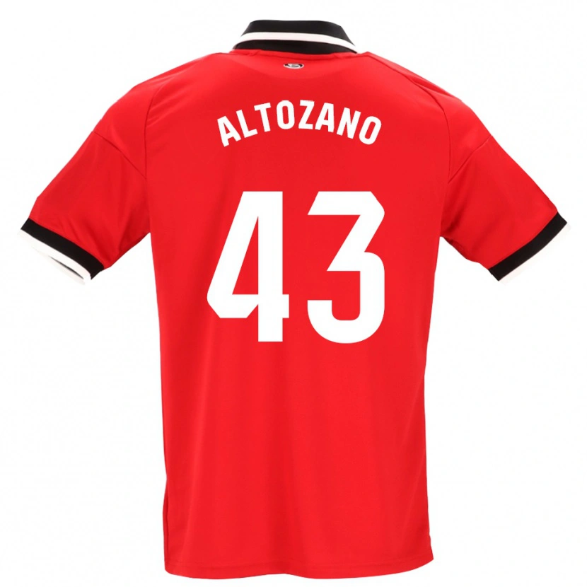 Danxen Niño Camiseta Edu Altozano #43 Negro Blanco Rojo 2ª Equipación 2026/27 La Camisa México
