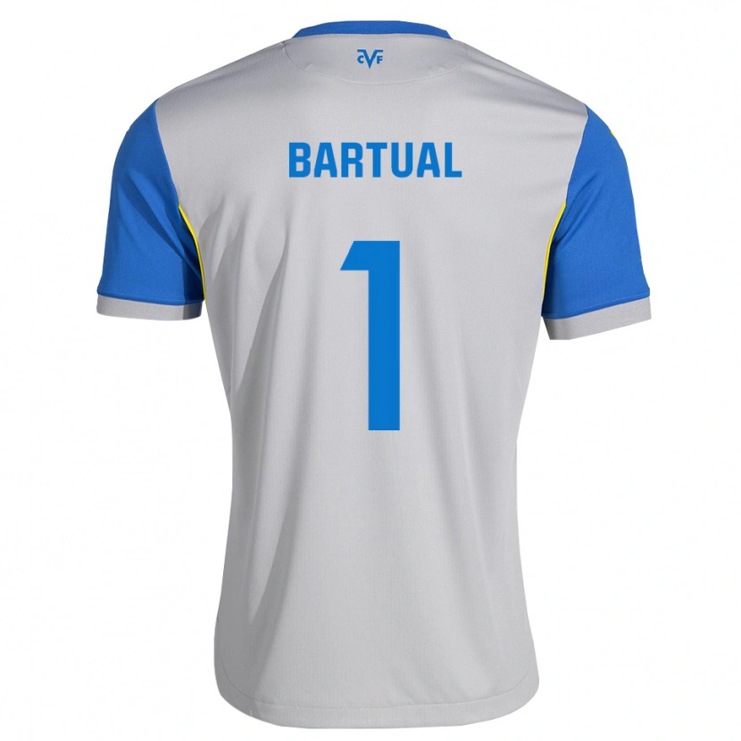 Danxen Niño Camiseta Kike Bartual #1 Azul Lanzador Gris 2ª Equipación 2026/27 La Camisa México