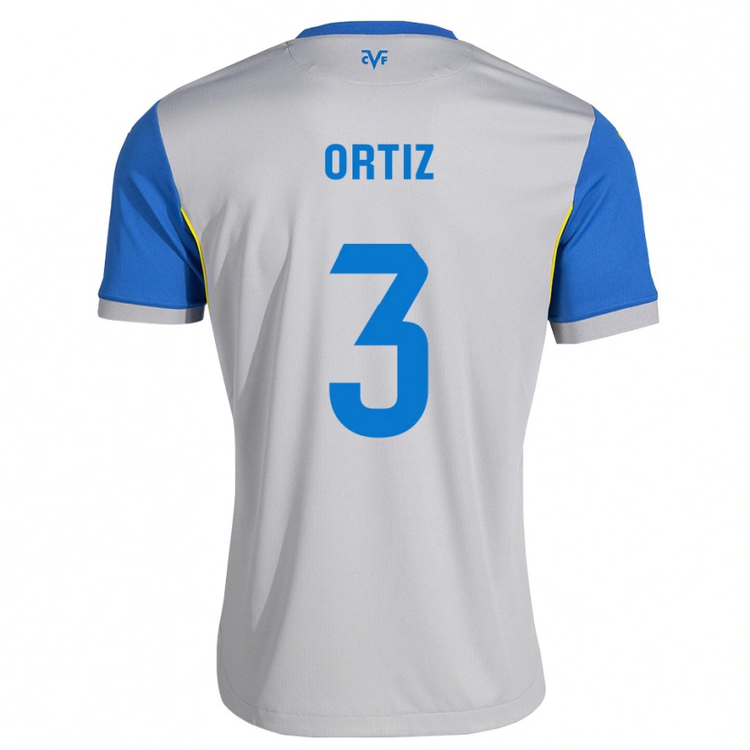 Danxen Niño Camiseta Eneko Ortiz #3 Azul Lanzador Gris 2ª Equipación 2026/27 La Camisa México