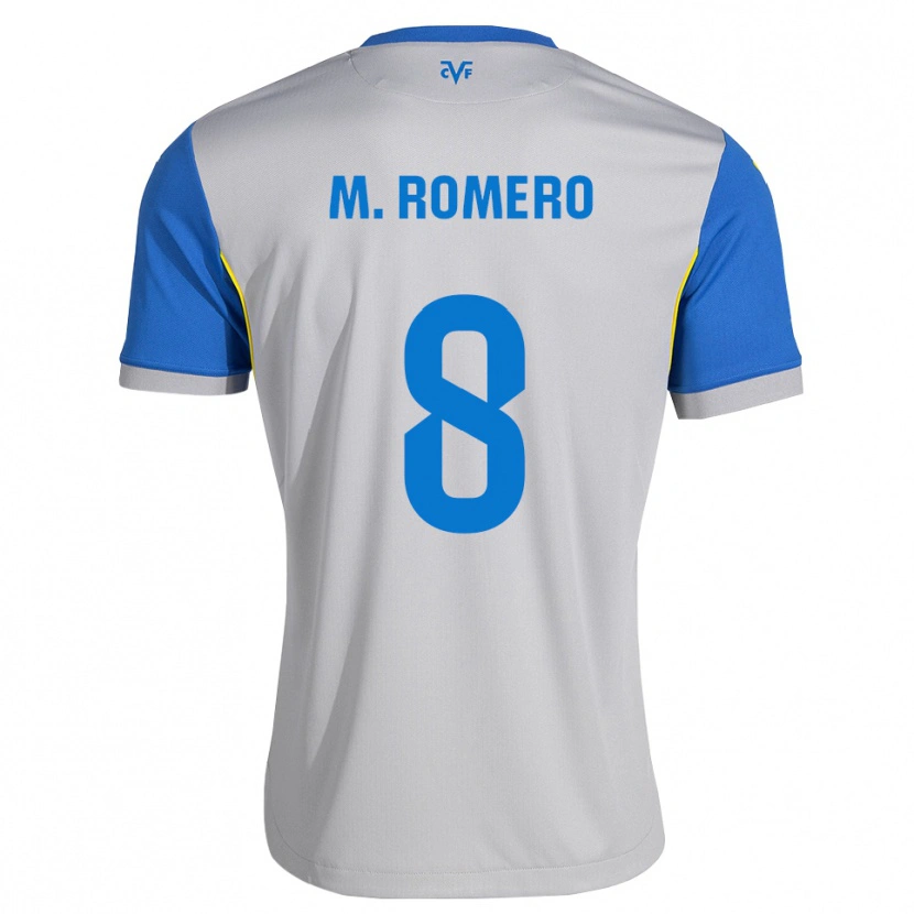 Danxen Niño Camiseta María Romero #8 Azul Lanzador Gris 2ª Equipación 2026/27 La Camisa México