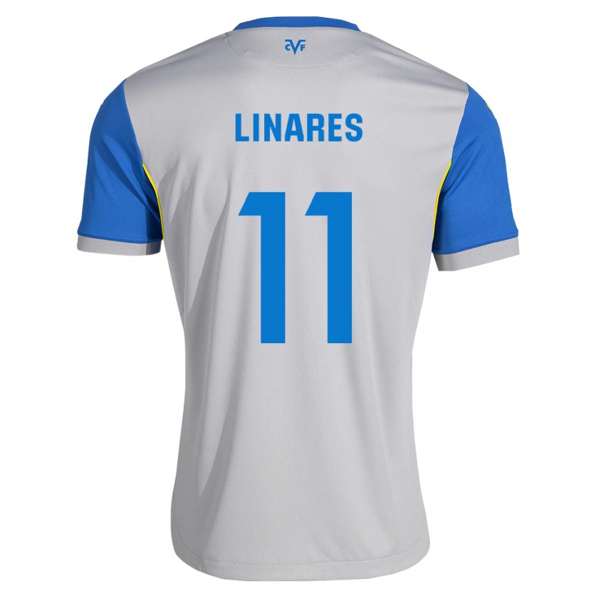 Danxen Niño Camiseta Mario Linares #11 Azul Lanzador Gris 2ª Equipación 2026/27 La Camisa México