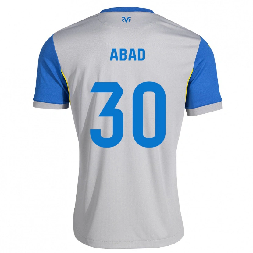 Danxen Niño Camiseta Iker Abad #30 Azul Lanzador Gris 2ª Equipación 2026/27 La Camisa México