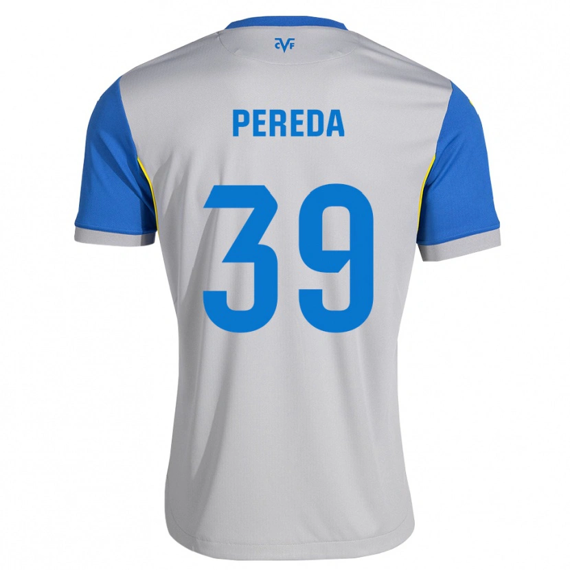Danxen Niño Camiseta Pablo Pereda #39 Azul Lanzador Gris 2ª Equipación 2026/27 La Camisa México