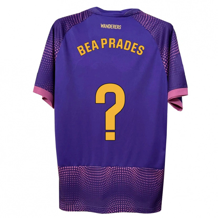 Danxen Niño Camiseta Beatriz Prades Insa #0 Morado Blanco Rosa 2ª Equipación 2026/27 La Camisa México