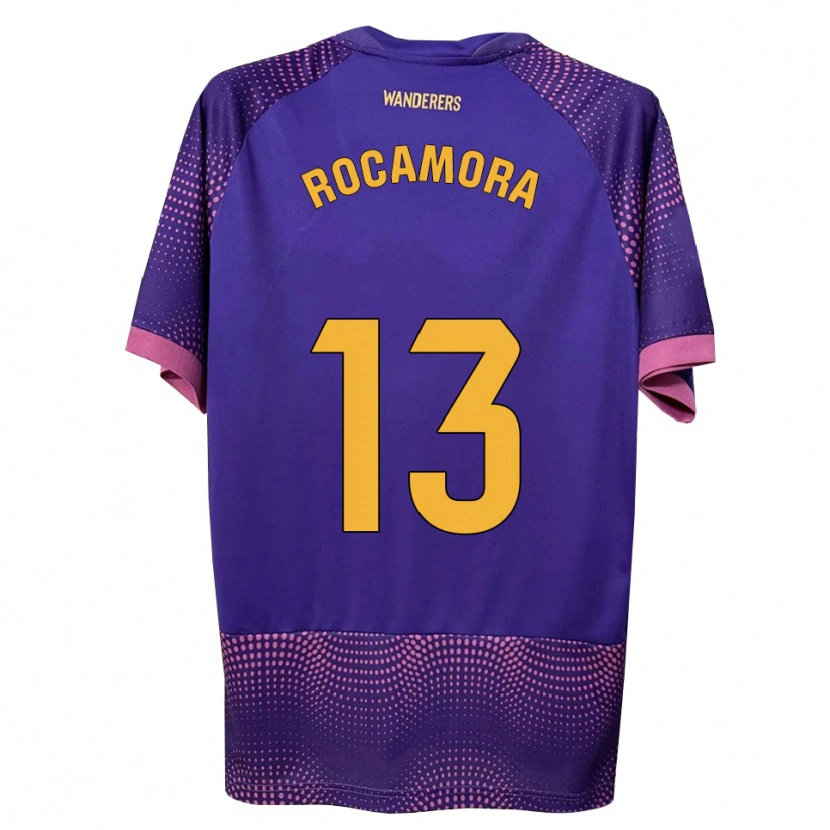 Danxen Niño Camiseta María Rocamora Díaz #13 Morado Blanco Rosa 2ª Equipación 2026/27 La Camisa México