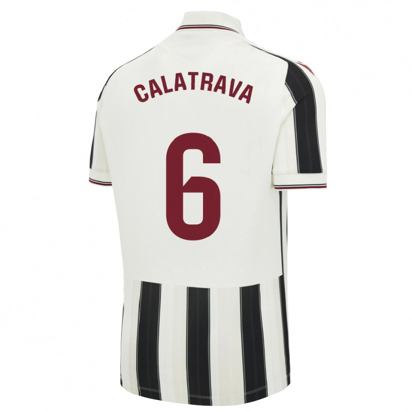Danxen Niño Camiseta Alberto Calatrava #6 Negro Blanco Rojo 2ª Equipación 2026/27 La Camisa México