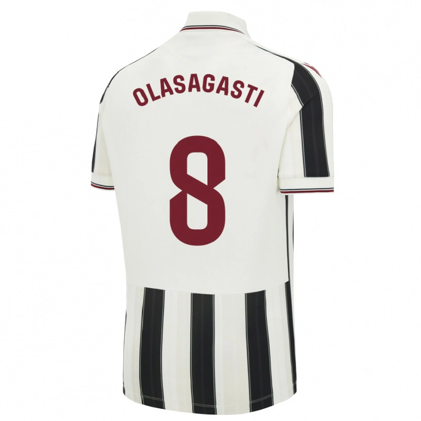 Danxen Niño Camiseta Jon Ander Olasagasti #8 Negro Blanco Rojo 2ª Equipación 2026/27 La Camisa México