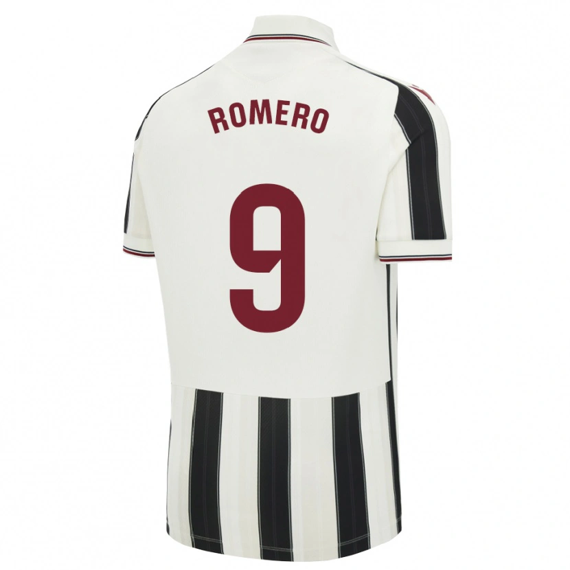 Danxen Niño Camiseta Iván Romero #9 Negro Blanco Rojo 2ª Equipación 2026/27 La Camisa México