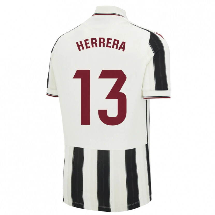 Danxen Niño Camiseta Asier Herrera #13 Negro Blanco Rojo 2ª Equipación 2026/27 La Camisa México